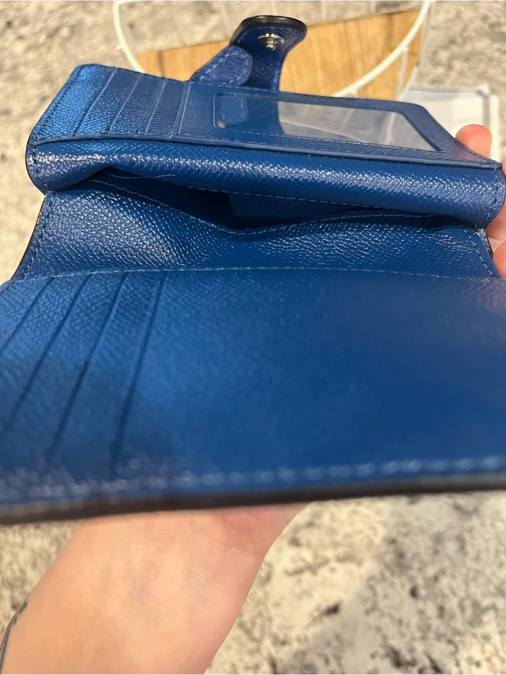 Coach Corner Zip Medium Compact Wallet - Picture 11 of 15